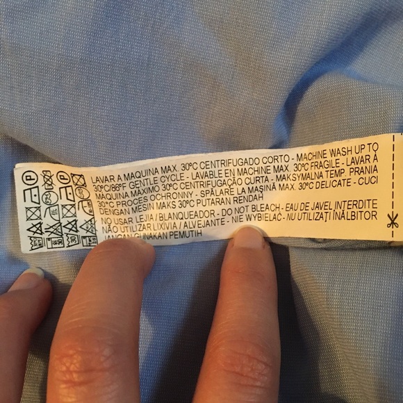 Zara Blue Top Size Small - Picture 9 of 10